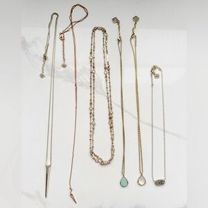 Kendra Scott Necklace Bundle • Elisa, Cailin + Zoey Arrow Styles (6 Pieces)